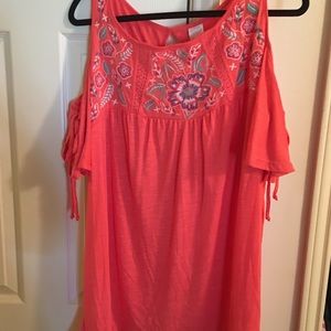 NWT large fitting top  1X
